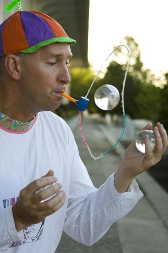 Crystal Balls through a String Loop
